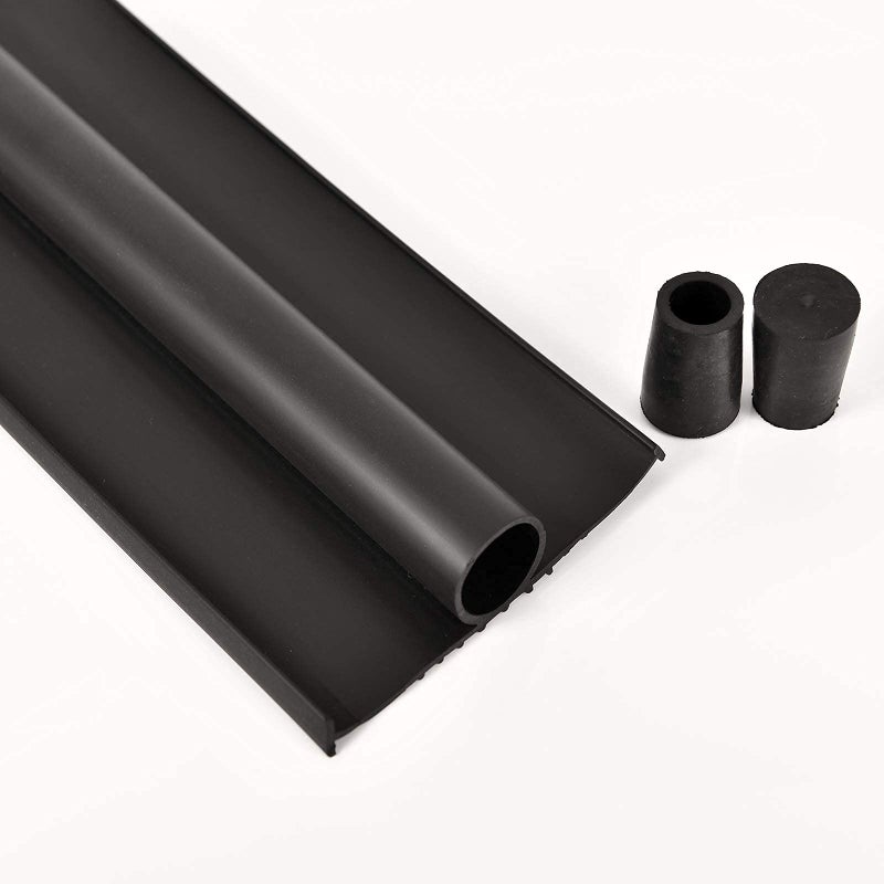 BOWSEN Garage Door Bottom Seals Weatherproof Weather Stripping Threshold Buffering Sealing High Performance EPDM Rubber Resistance Gasket Black 5/16 Inch T-End, 16FT Long - Image 3